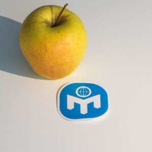 Logoklistermärke 6x6 cm